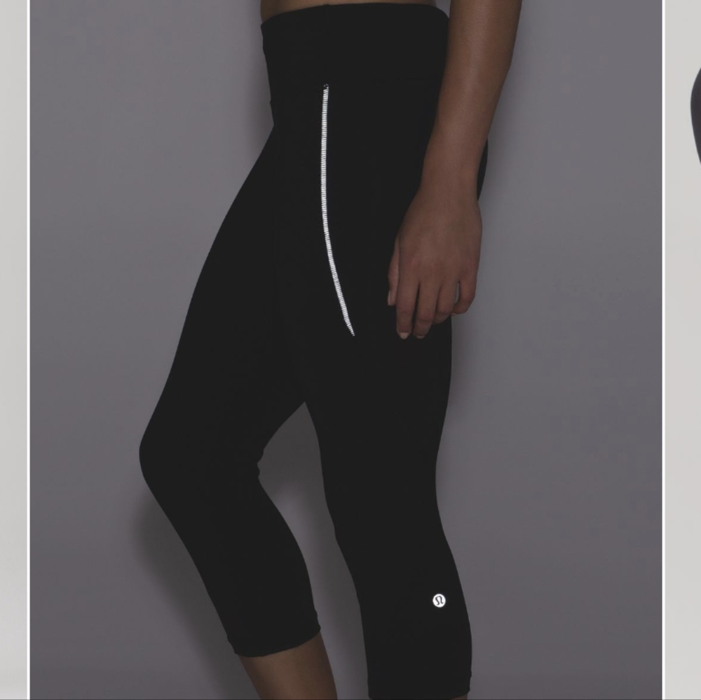 Lululemon On Track Crop (19")Black
